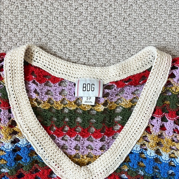 BDG Multicolor Crochet Knit Top - Picture 3 of 5